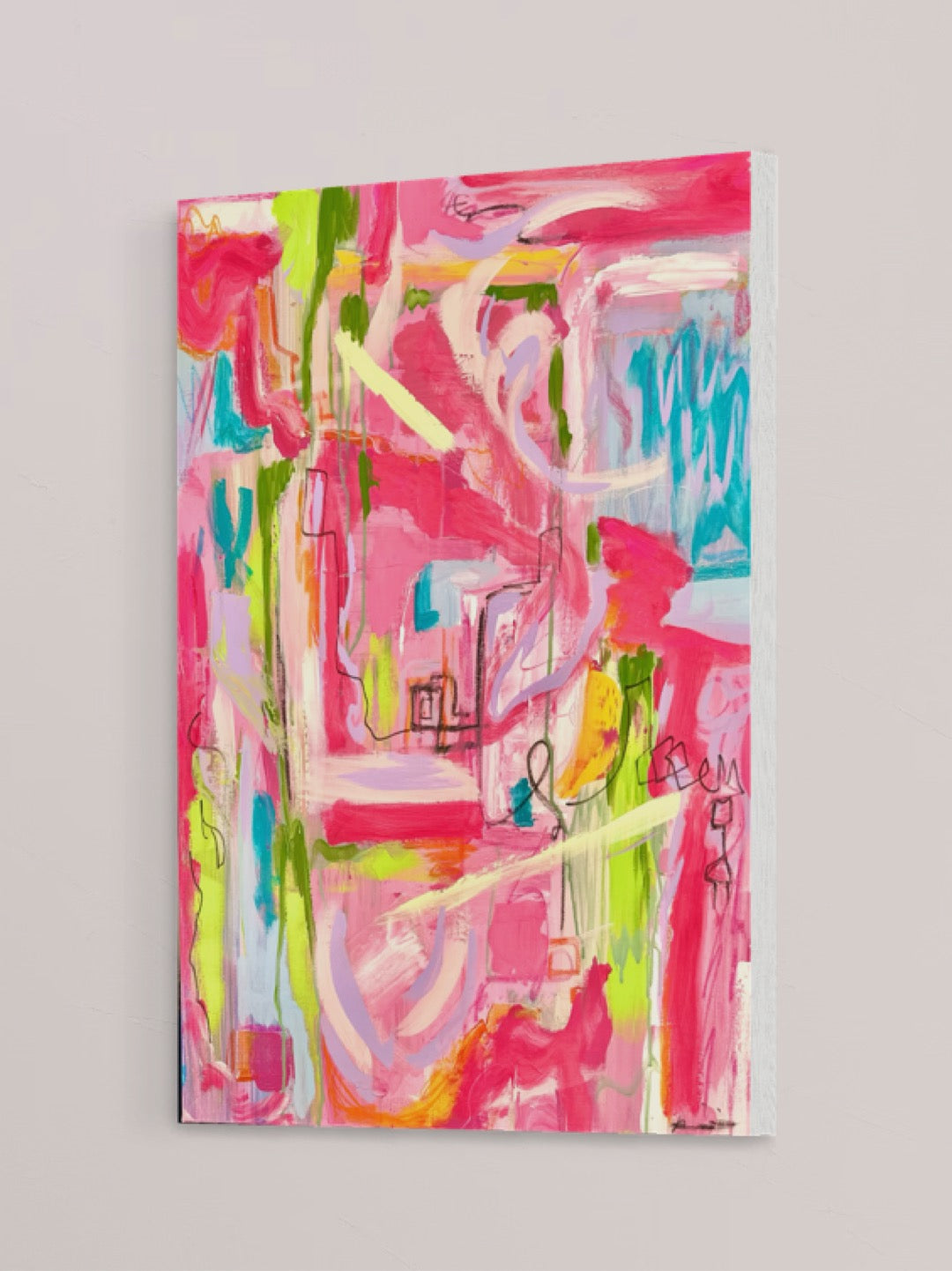 Product image of the original abstract artwork Candy Skies