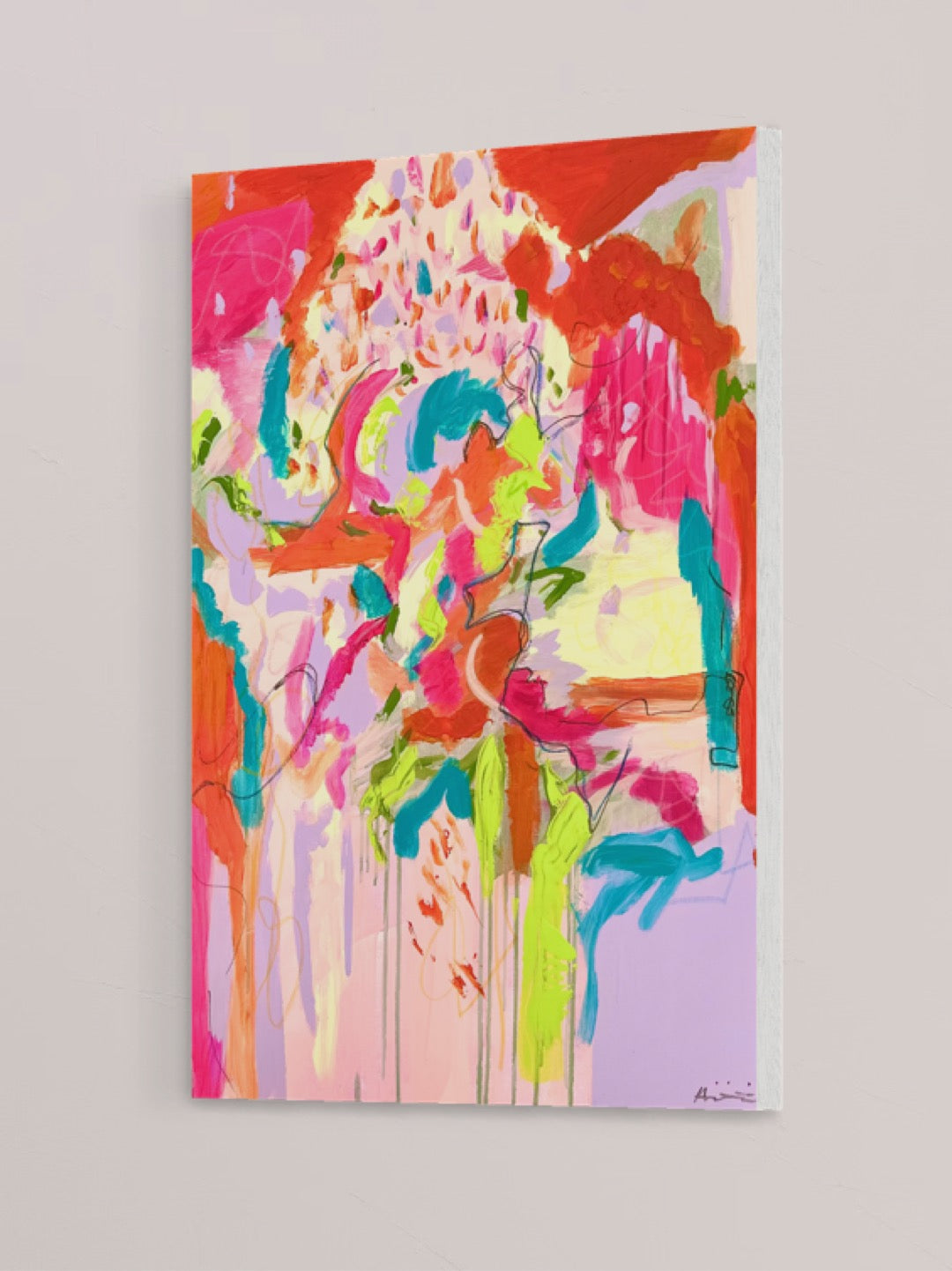 Product image of the original abstract artwork Club Tropicana