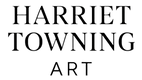 Harriet Towning Art Logo with a transparent background