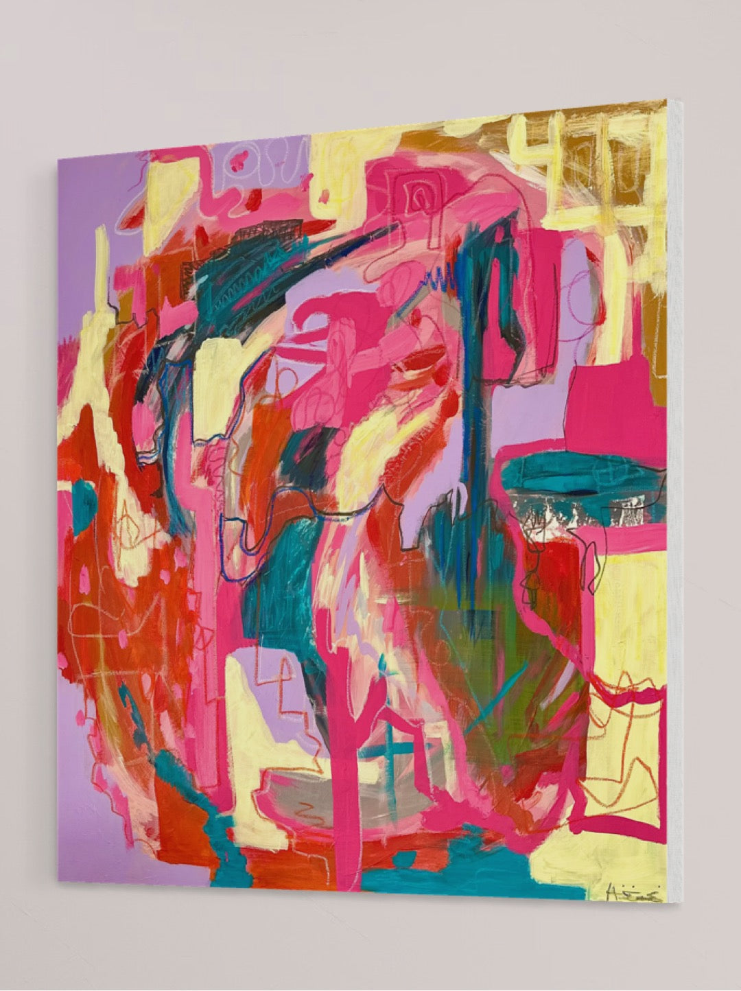 Product image of the original abstract artwork The Night Before