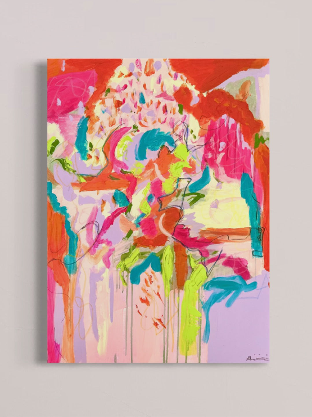 Product image of the original abstract artwork Club Tropicana