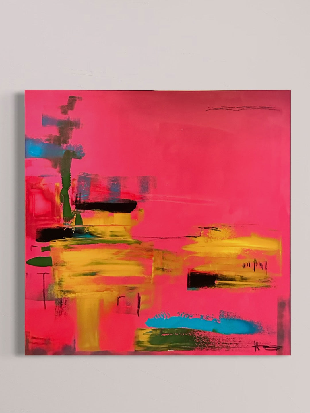 Product image of the original abstract artwork From Kefalonia With Love pt.1