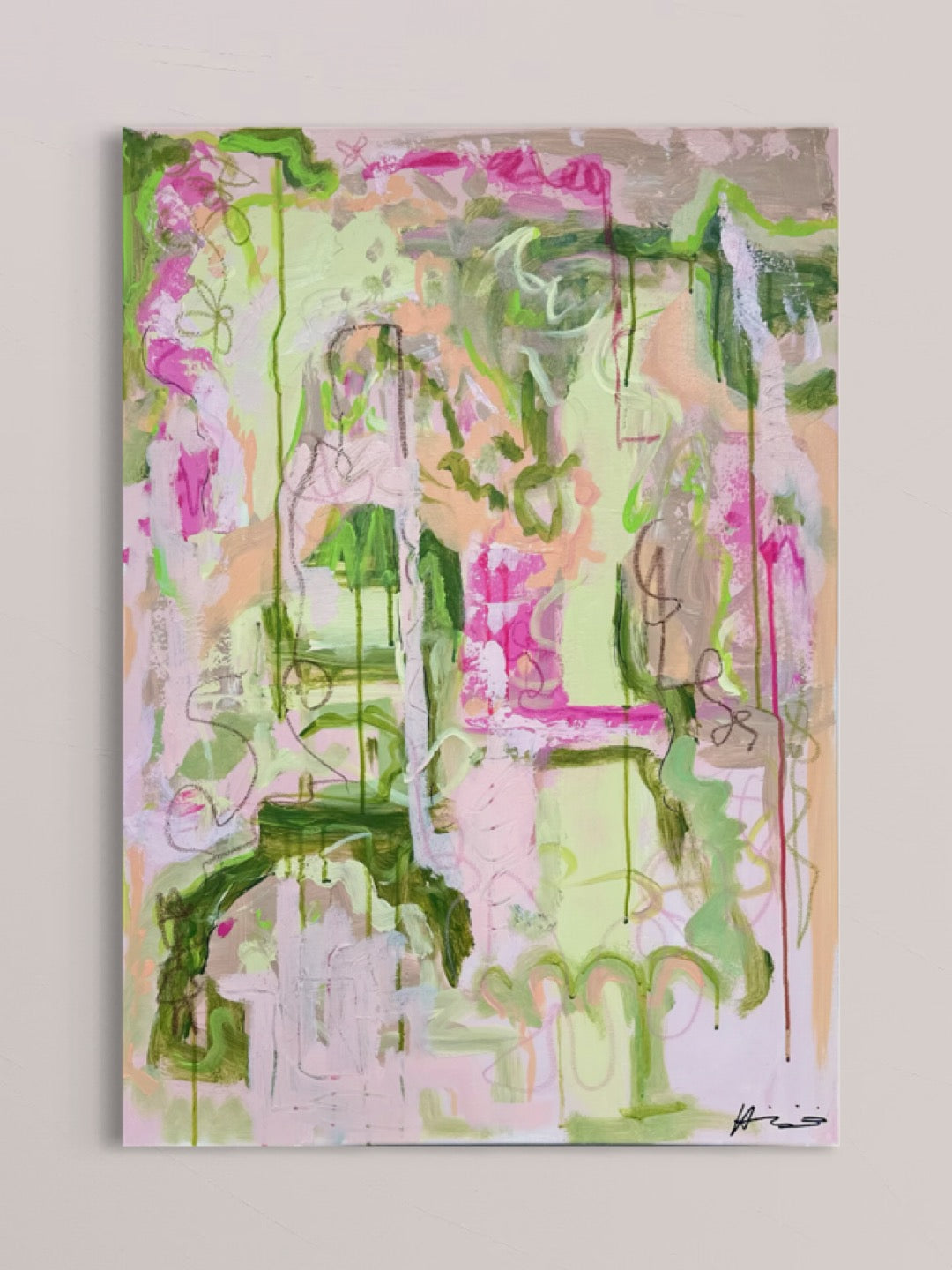 Product image of the original abstract artwork Parterre de Reves