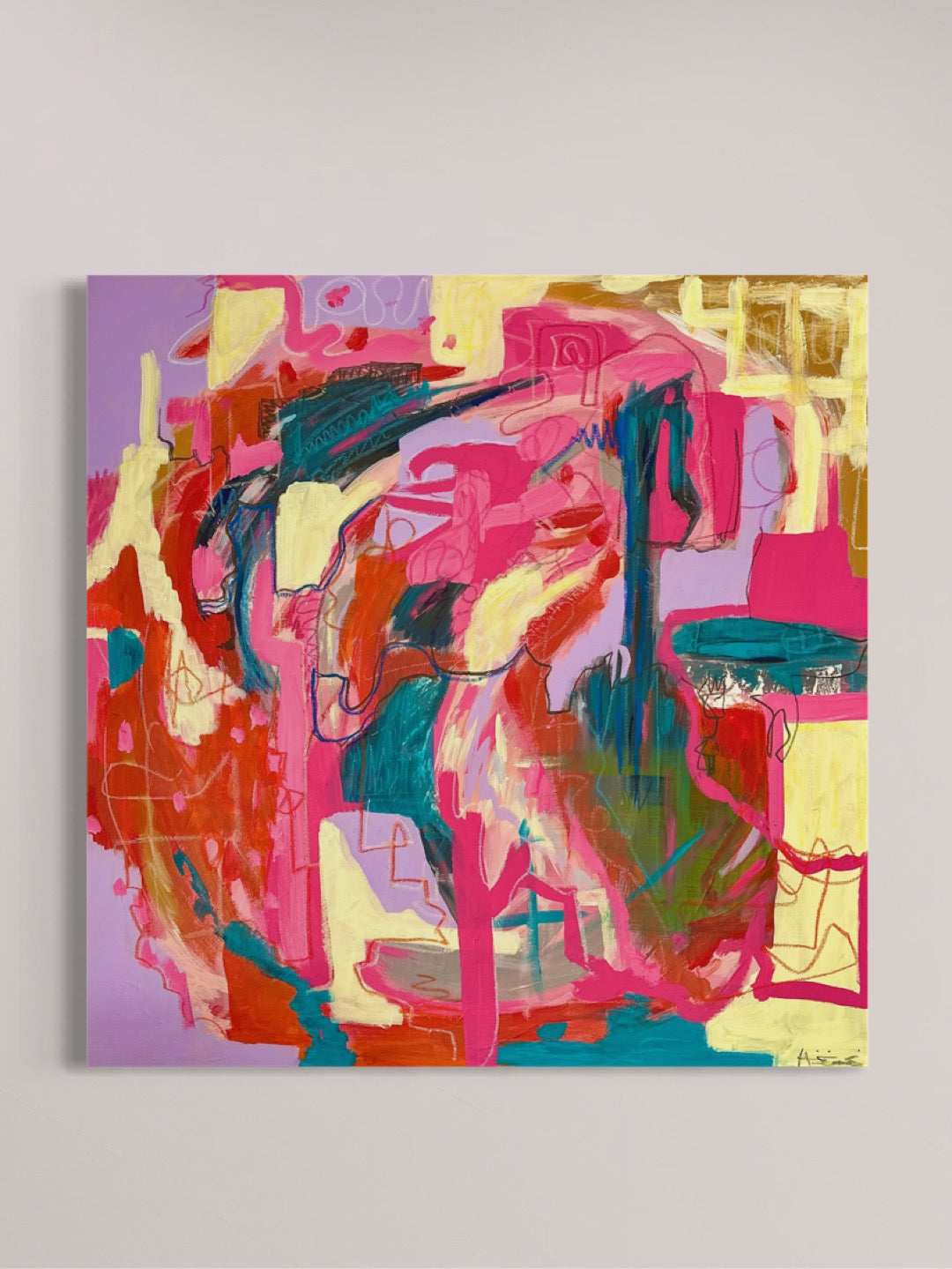 Product image of the original abstract artwork The Night Before